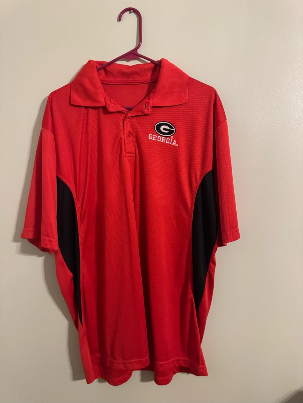 Georgia Bulldogs Red Polo Shirt